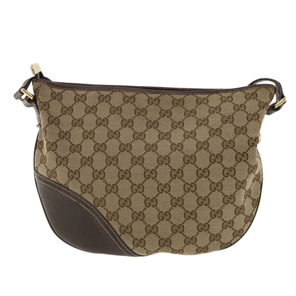 Gucci GG Canvas Shoulder Bag Beige ki2368