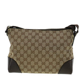Gucci GG Canvas Shoulder Bag Beige ki2371
