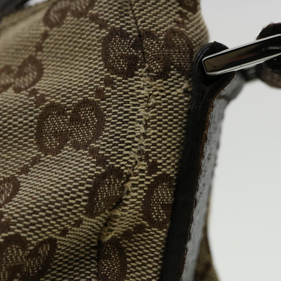 Gucci GG Canvas Shoulder Bag Beige ki2371