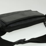 Gucci GG Canvas Waist Bag PVC Leather Black ki2372