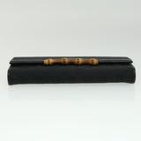Gucci GG Canvas Bamboo Shoulder Bag Black ki2375