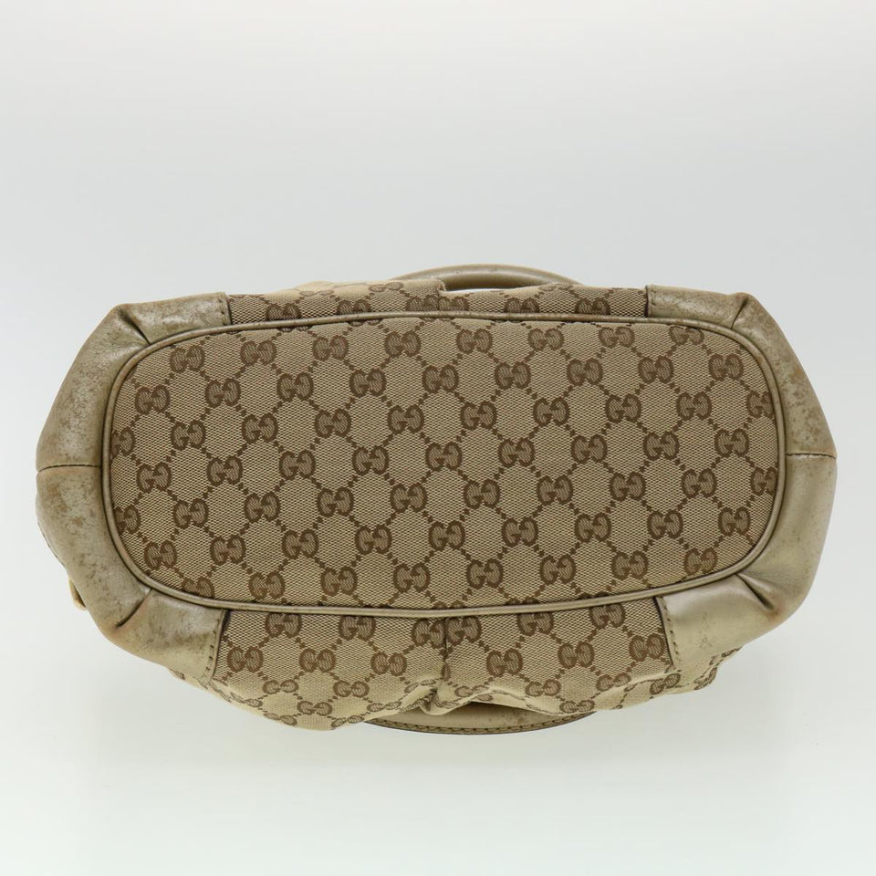 Gucci GG Canvas Shoulder Bag 2way Beige ki2405