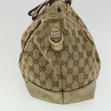 Gucci GG Canvas Shoulder Bag 2way Beige ki2405