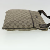 Gucci GG Canvas Shoulder Bag PVC Leather Beige ki2436