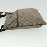 Gucci GG Canvas Shoulder Bag PVC Leather Beige ki2436