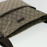 Gucci GG Canvas Shoulder Bag PVC Leather Beige ki2436