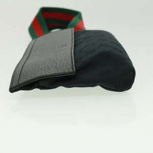 Gucci GG Canvas Shoulder Bag Black ki2481