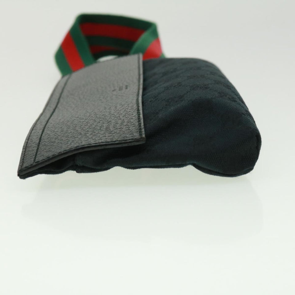 Gucci GG Canvas Shoulder Bag Black ki2481