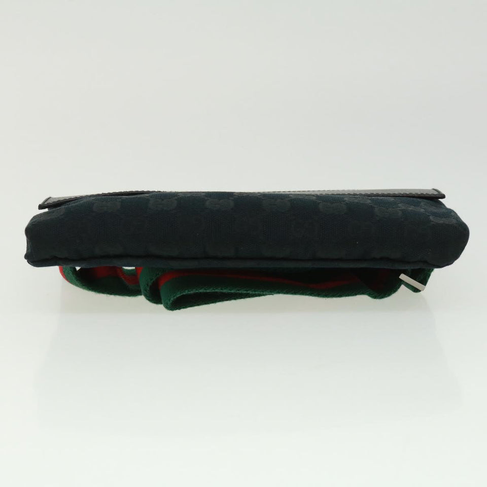 Gucci GG Canvas Shoulder Bag Black ki2481