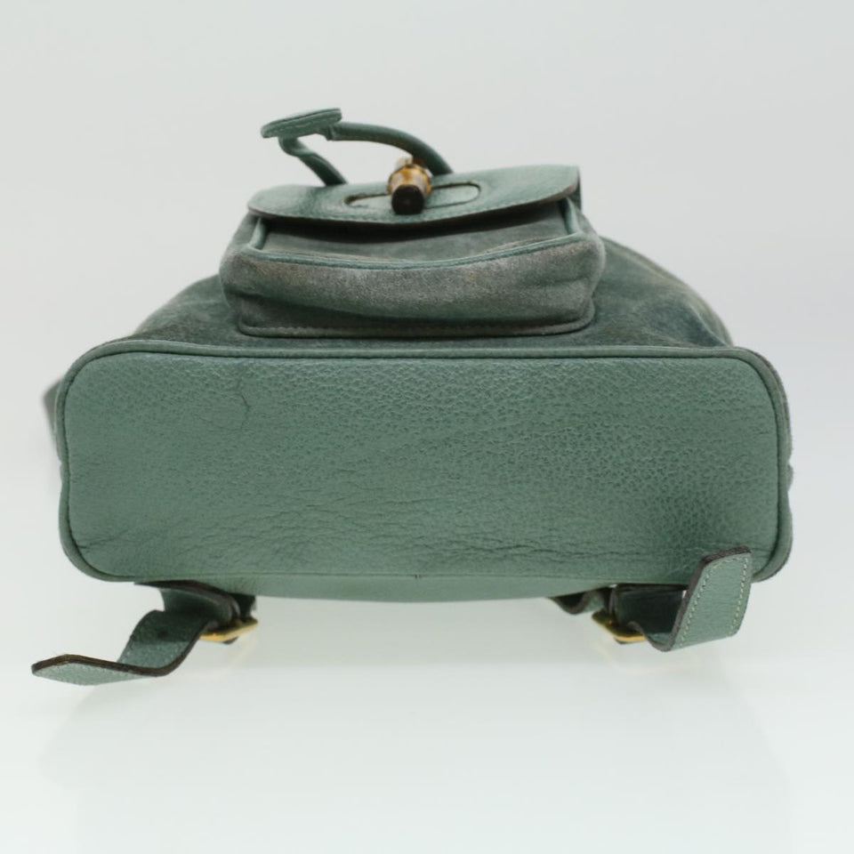 Gucci Backpack Suede Light Blue ki2563