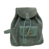 Gucci Backpack Suede Light Blue ki2563