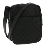 Gucci GG Canvas Shoulder Bag Canvas Black 03136 ki2642