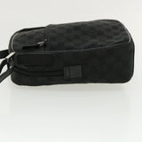 Gucci GG Canvas Shoulder Bag Canvas Black 03136 ki2642