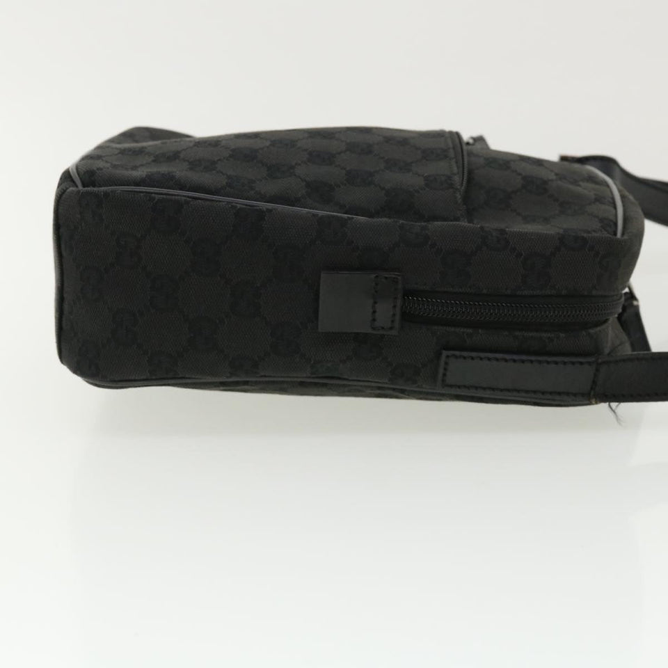 Gucci GG Canvas Shoulder Bag Canvas Black 03136 ki2642