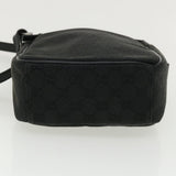 Gucci GG Canvas Shoulder Bag Canvas Black 03136 ki2642