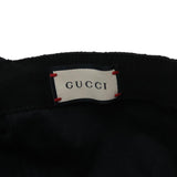 Gucci GG Canvas Web Sherry Line Cap XL Black Red Green 200035 ki2685