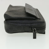 Gucci GG Canvas Clutch Bag PVC Leather Black 162784 ki2694