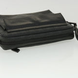 Gucci GG Canvas Clutch Bag PVC Leather Black 162784 ki2694