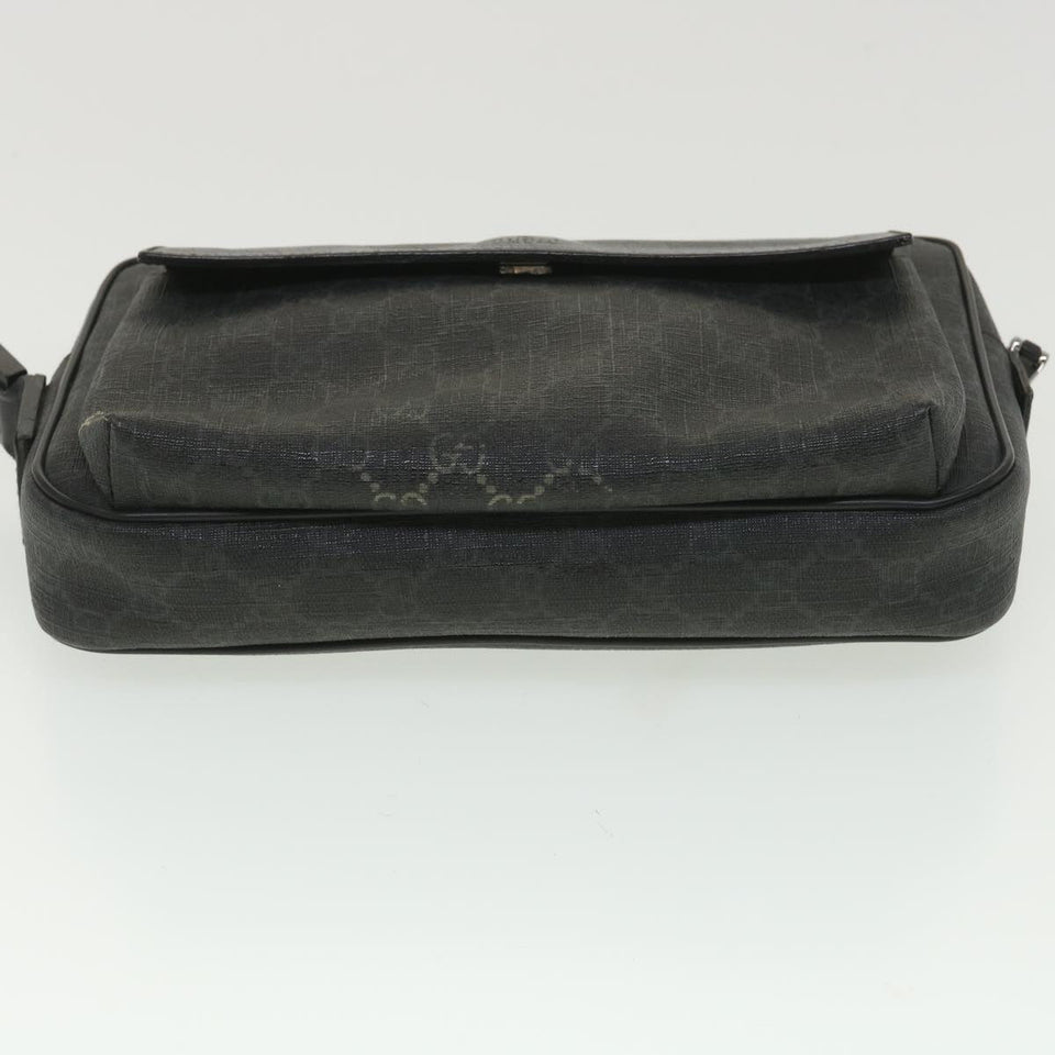 Gucci GG Canvas Clutch Bag PVC Leather Black 162784 ki2694