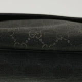 Gucci GG Canvas Clutch Bag PVC Leather Black 162784 ki2694