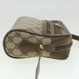 Gucci GG Canvas Web Sherry Line Shoulder Bag Beige Red 119.02.087 ki2741