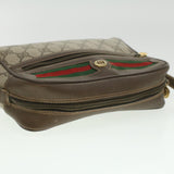 Gucci GG Canvas Web Sherry Line Shoulder Bag Beige Red 119.02.087 ki2741