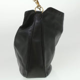 Gucci Bamboo Shoulder Bag Leather 2way Black 001.1577.200047 ki2750