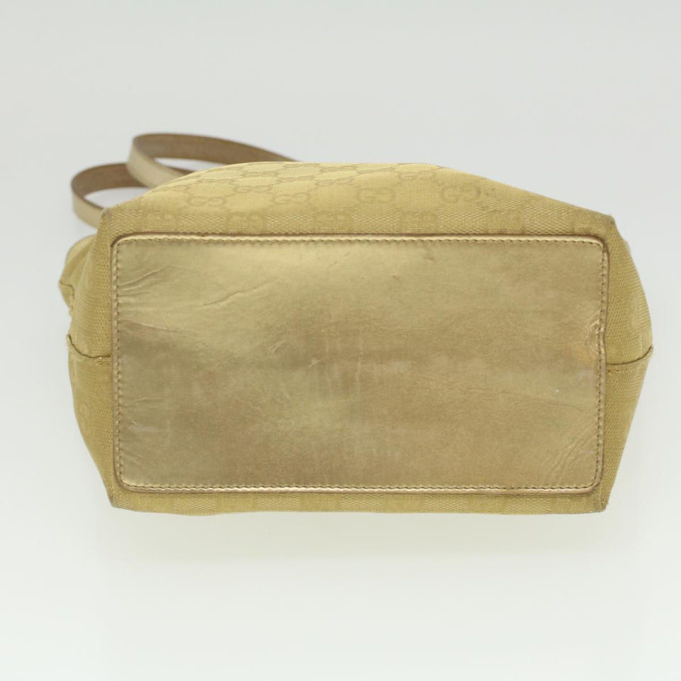Gucci GG Canvas Tote Bag Gold Tone 002.1099.001998 ki2751
