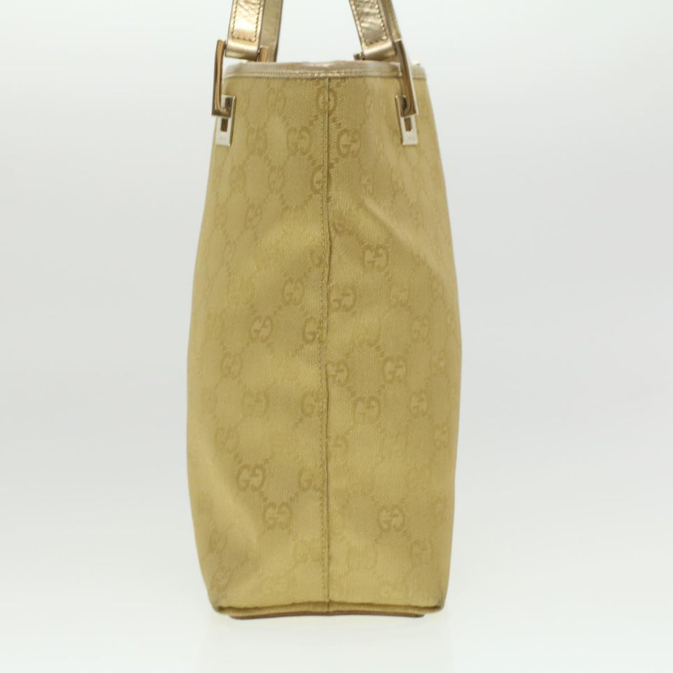 Gucci GG Canvas Tote Bag Gold Tone 002.1099.001998 ki2751