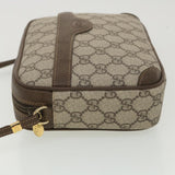 Gucci GG Canvas Shoulder Bag PVC Leather Beige ki2776