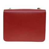 Gucci Chain Interlocking Shoulder Bag Leather Red 510304 ki2778