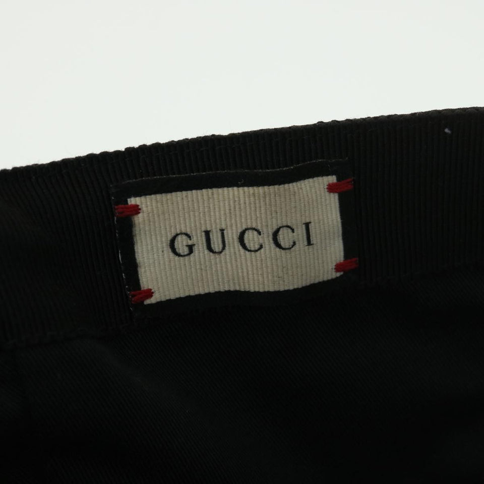 Gucci GG Canvas Web Sherry Line Cap XL Black Red Green 200035 ki2798