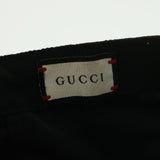 Gucci GG Canvas Web Sherry Line Cap XL Black Red Green 200035 ki2798