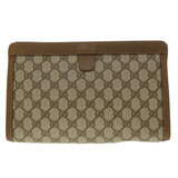 Gucci GG Canvas Web Sherry Line Clutch Bag Beige Red Green 89.01.033 ki2822