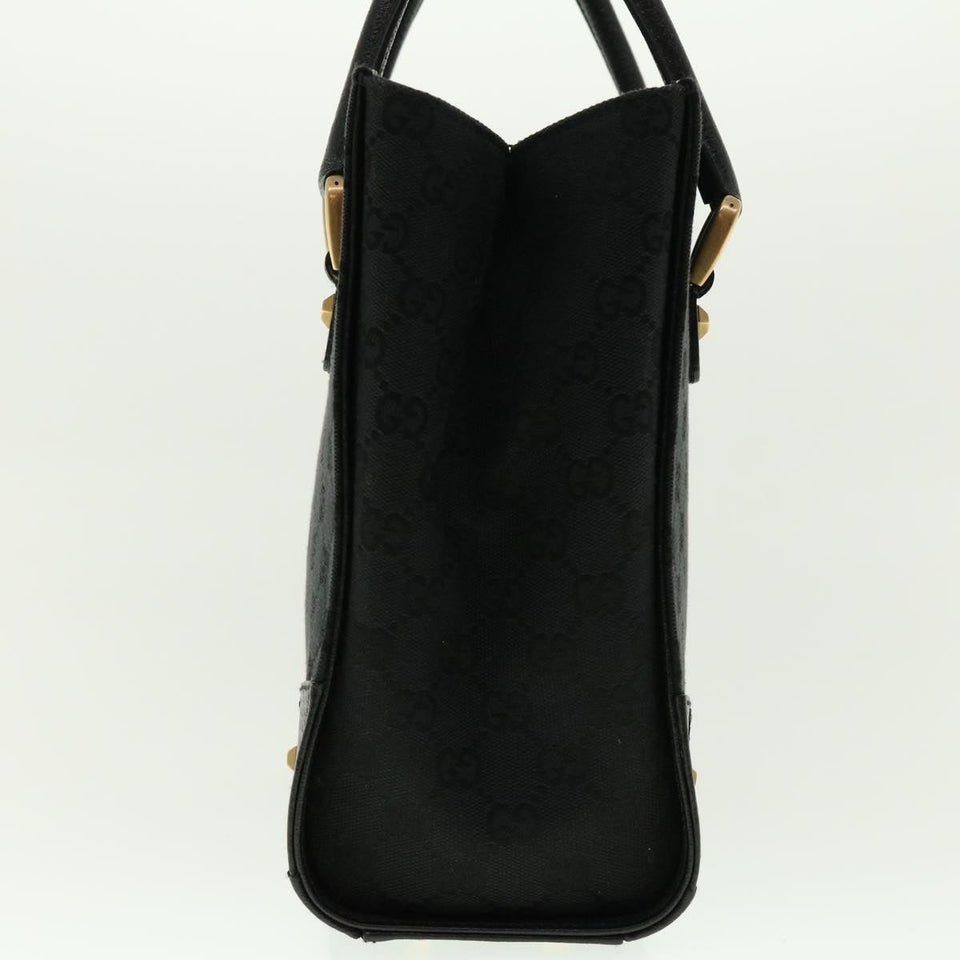 Gucci GG Canvas Studs Hand Bag Black 120895 ki2824