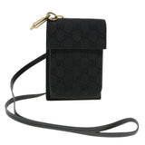 Gucci GG Canvas Shoulder Bag Black 106692 ki2839