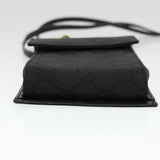 Gucci GG Canvas Shoulder Bag Black 106692 ki2839