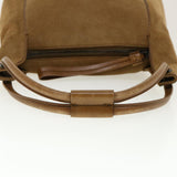 Gucci Shoulder Bag Suede Brown 101333 ki2850