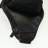 Gucci Waist Bag Nylon Leather Black ki2883