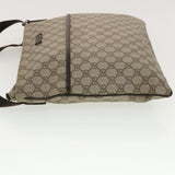 Gucci GG Canvas Shoulder Bag PVC Leather Beige 141198 ki2884