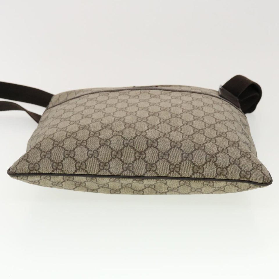 Gucci GG Canvas Shoulder Bag PVC Leather Beige 141198 ki2884