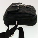 Gucci GG Canvas Shoulder Bag Black 90470 ki2892