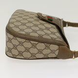 Gucci GG Canvas Web Sherry Line Shoulder Bag Beige Red Green ki2935