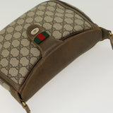 Gucci GG Canvas Web Sherry Line Shoulder Bag Beige Red Green ki2935