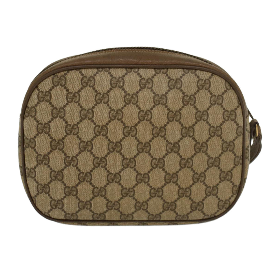 Gucci GG Canvas Web Sherry Line Clutch Bag Beige Red Green 8901034 ki2937