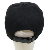 Gucci GG Canvas Web Sherry Line Cap L Black Red Green 200035 ki2943