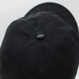 Gucci GG Canvas Web Sherry Line Cap L Black Red Green 200035 ki2943