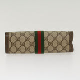 Gucci GG Canvas Web Sherry Line Clutch Bag Beige Red Green 8901001 ki2945
