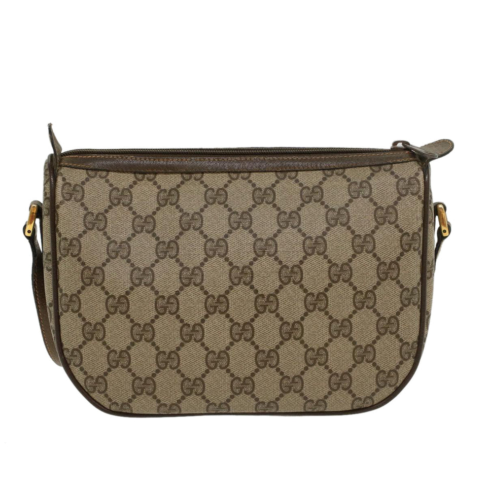 Gucci GG Canvas Web Sherry Line Shoulder Bag Beige Red 89.02.032 ki2976
