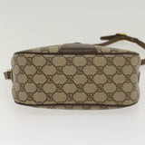 Gucci GG Canvas Web Sherry Line Shoulder Bag Beige Red 89.02.032 ki2976